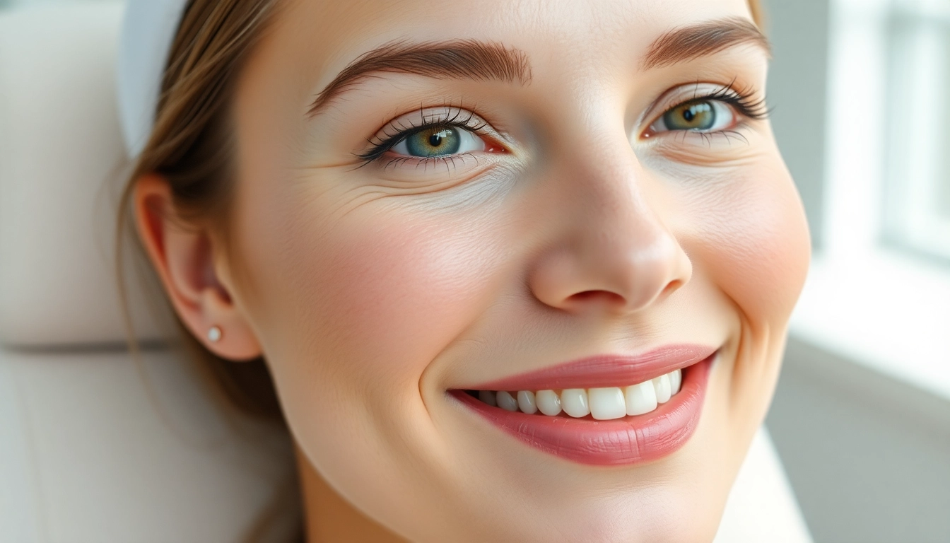 Experience the benefits of botox zuerich behandlung with a radiant woman enjoying smoother skin.