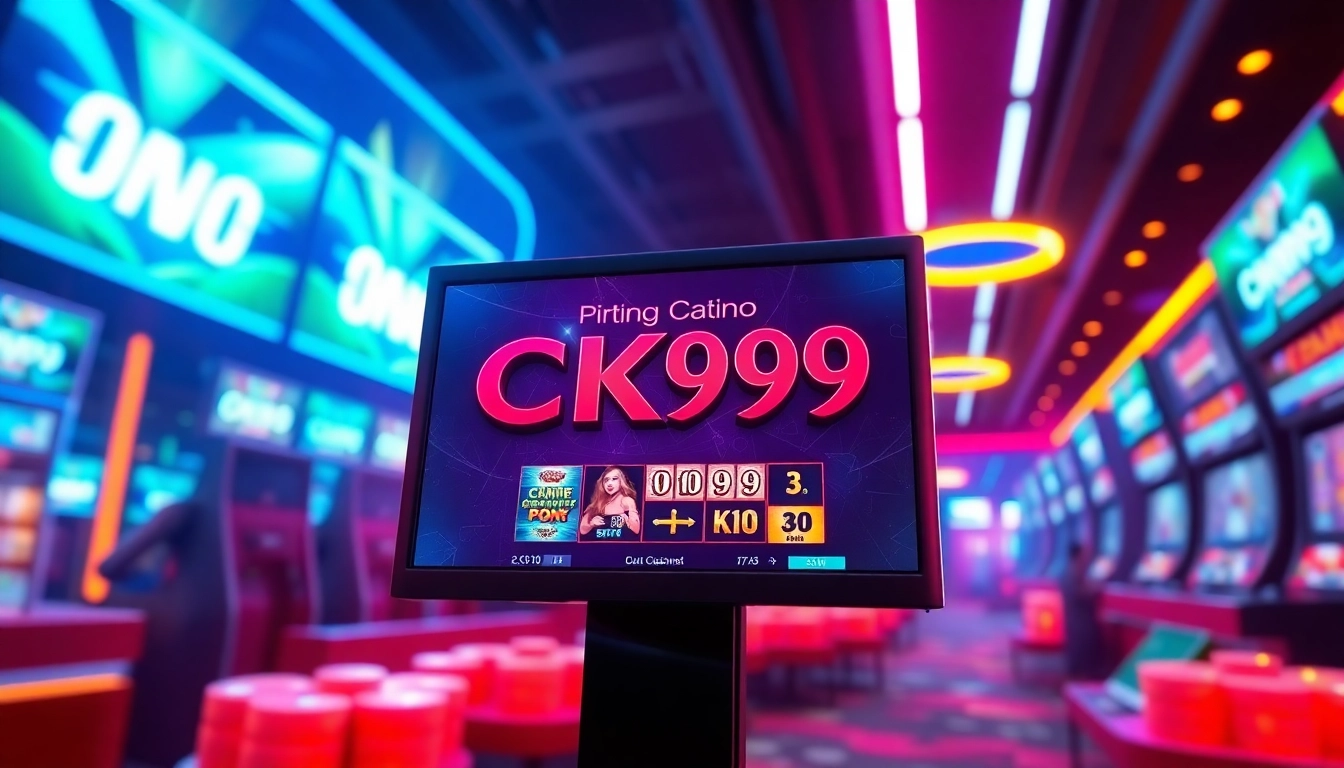 Engaging CK999 game interface showcasing vibrant graphics and casino elements for online gaming enthusiasts.
