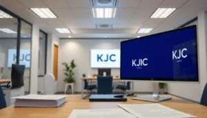 KJC legal services team reviewing documents in a professional office setting for clarity and