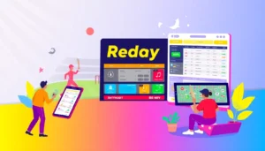 Reddy Anna Book logo with users placing bets on cricket and sports matches from mobile devices, showcasing trust and excitement in Indian sports betting.