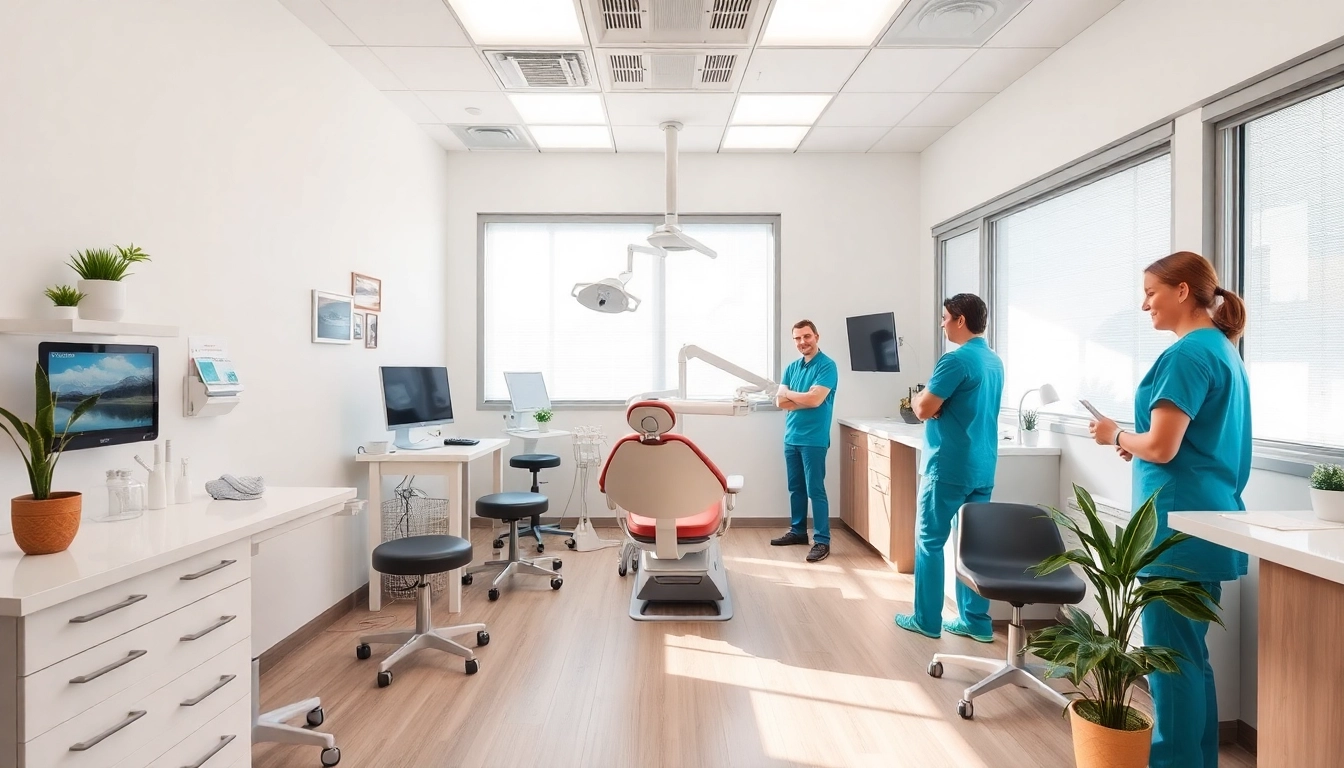 Professional team at Ventura Bright Dental providing friendly dental care in a modern clinic setting