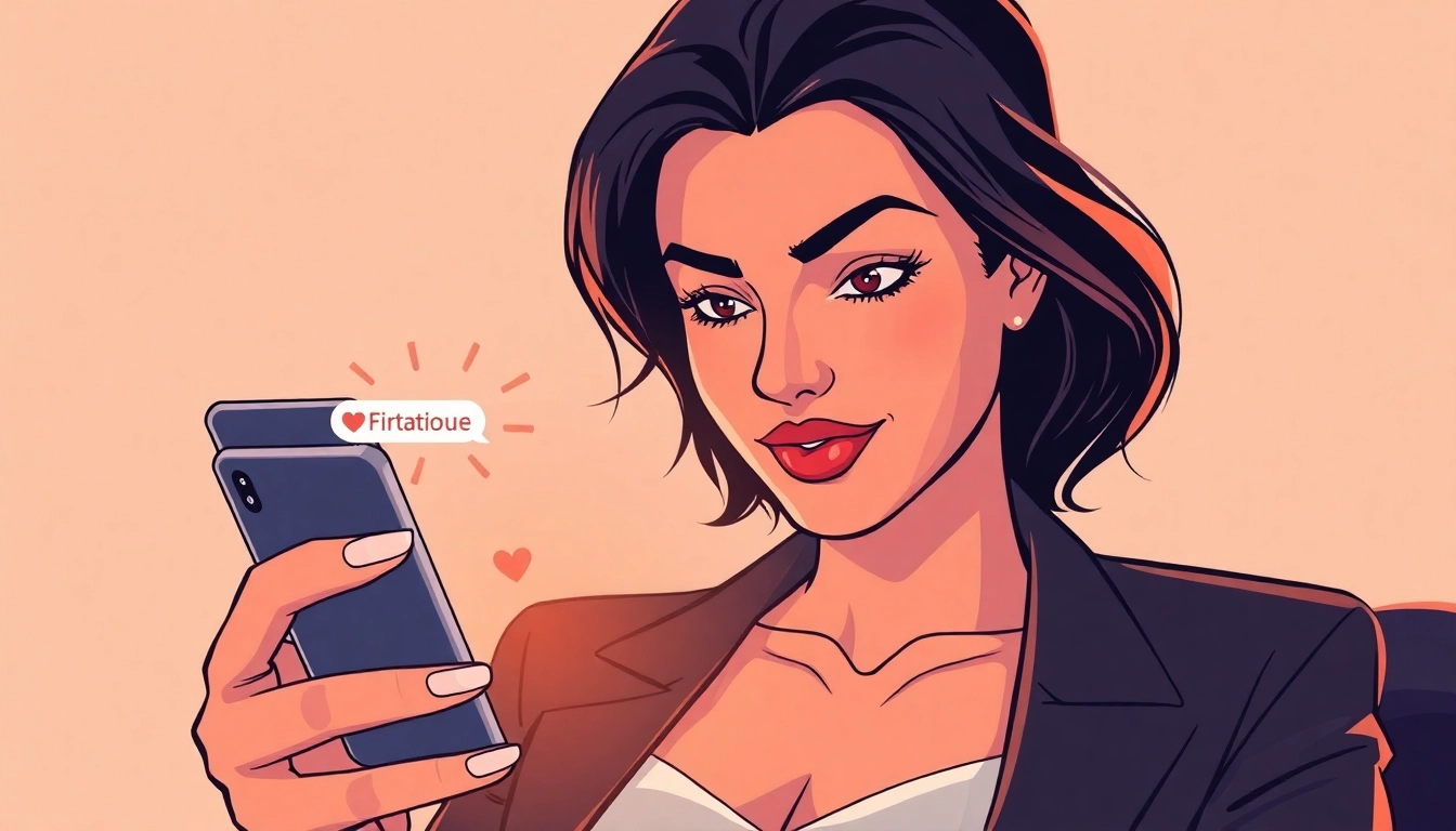 Plans culs Engaging digital scene of a person messaging on a smartphone for casual intimate