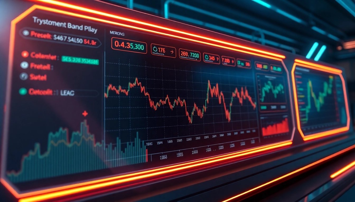 Cryptocurrency Market Update showing real-time digital graphs and market trends for traders