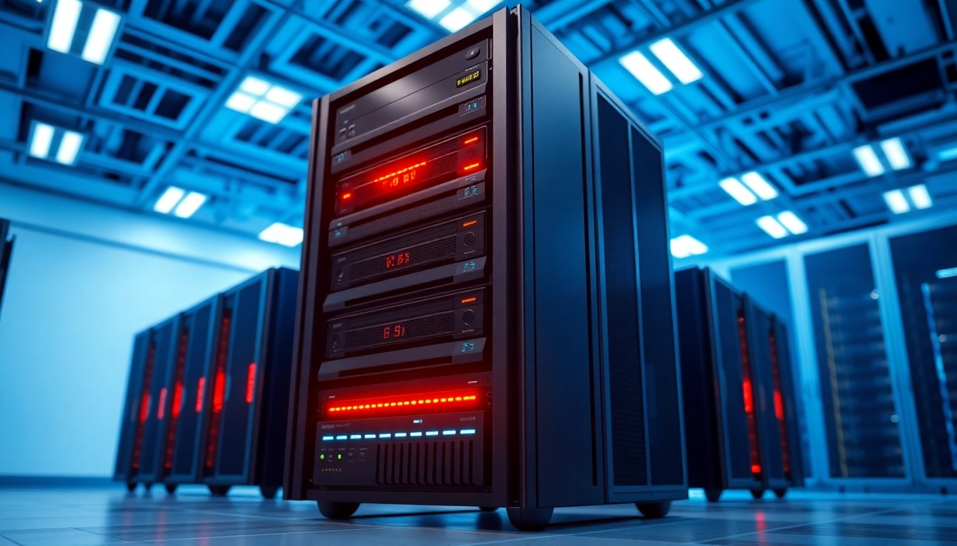 Professional image showcasing a high-quality server refurbished and ready for deployment in